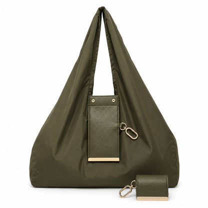 Bolsa reutilizable que siempre llevas contigo.